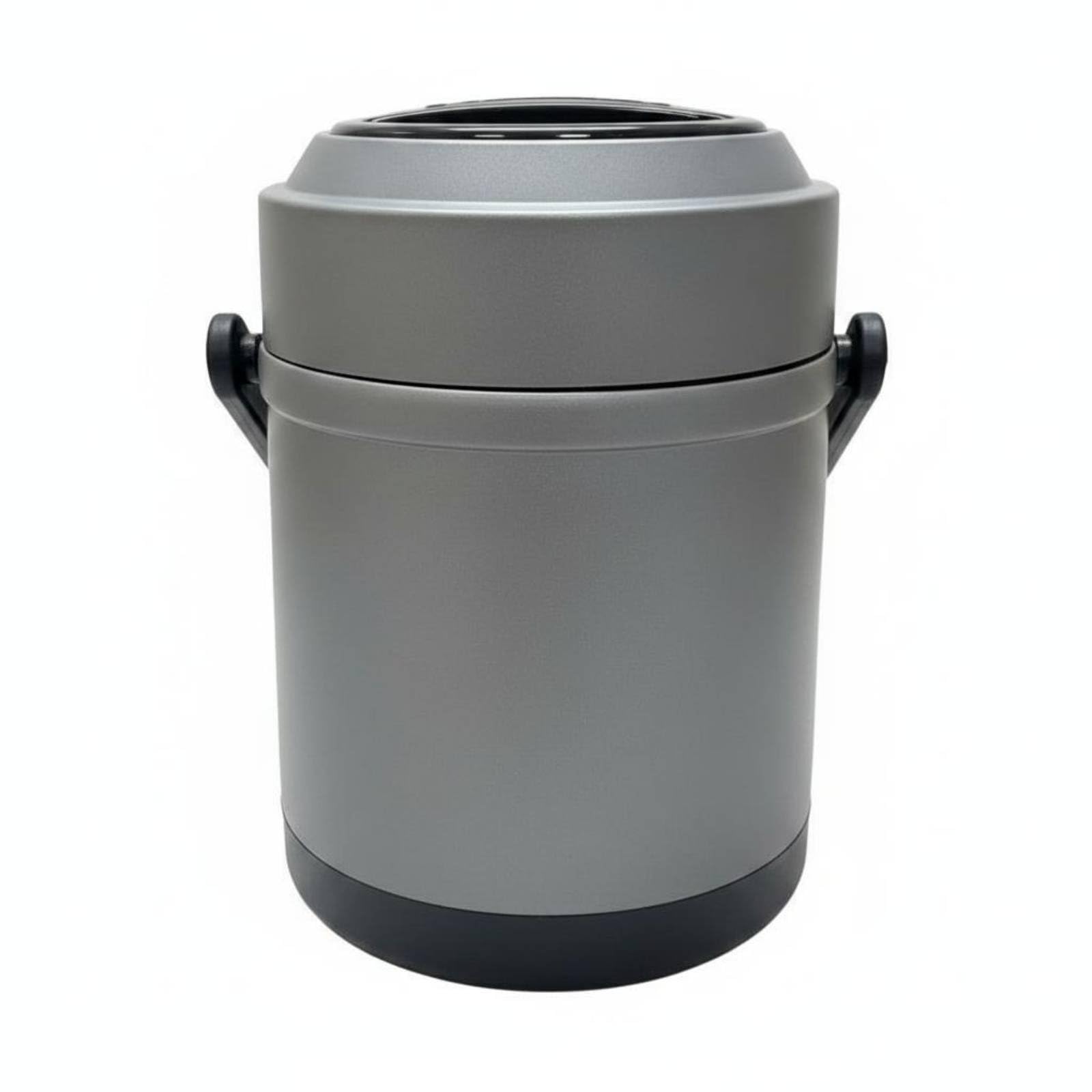 Contenedor Comida Térmica Acero Inoxidable Aislamiento Al Vacío Contenedor Térmico Acero Inoxidable Gran Capacidad Termo Comida, Gris, Gris, 1.8L