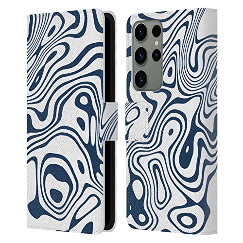 Étui motif trippy libre pour Galaxy S23 Ultra portefeuille cuir Ninola
