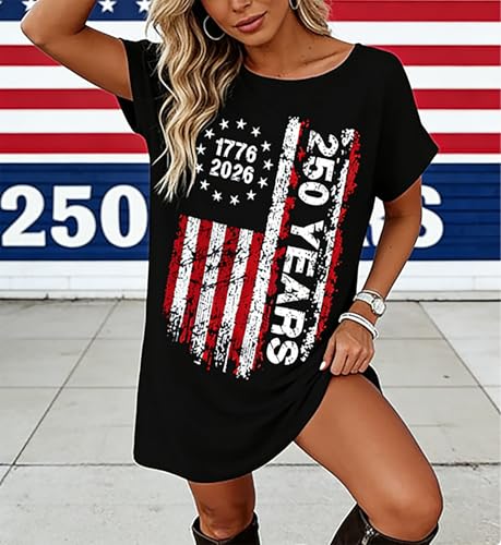 Image of Vintage Rock Country Music Dress for Women Rock Concert Band Graphic Tshirt Casual Letter Print Short Dress
