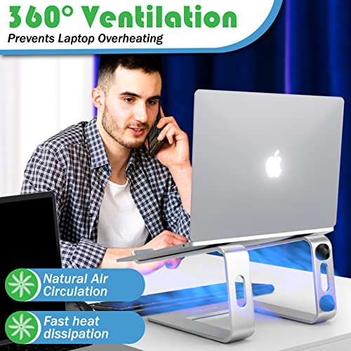 Laptop-Stand-for-Desk-Computer-Stand-for-Laptop-Laptop-Riser-Apple-Macbook-Stand-Dell-HP-Macbook-Pro-Air-Comes-with-Grip-Pads-and-Cable-Management-Fits-all-10-17-inch-Laptops-Silver