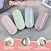 PEOVLVN Nail Brush for Cleaning Fingernails, 4 Pcs Fingernail Brushes for Cleaning Under Nails 2 Sided Nail Scrubber Brush with Plastic Handle for Women Men Cleaning Toes and Nails