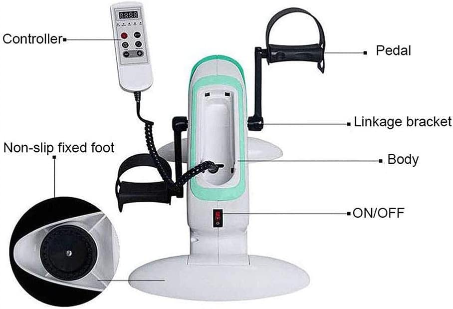 Bicicleta eléctrica pedal para ejercicio con protector de piernas miniatura 2