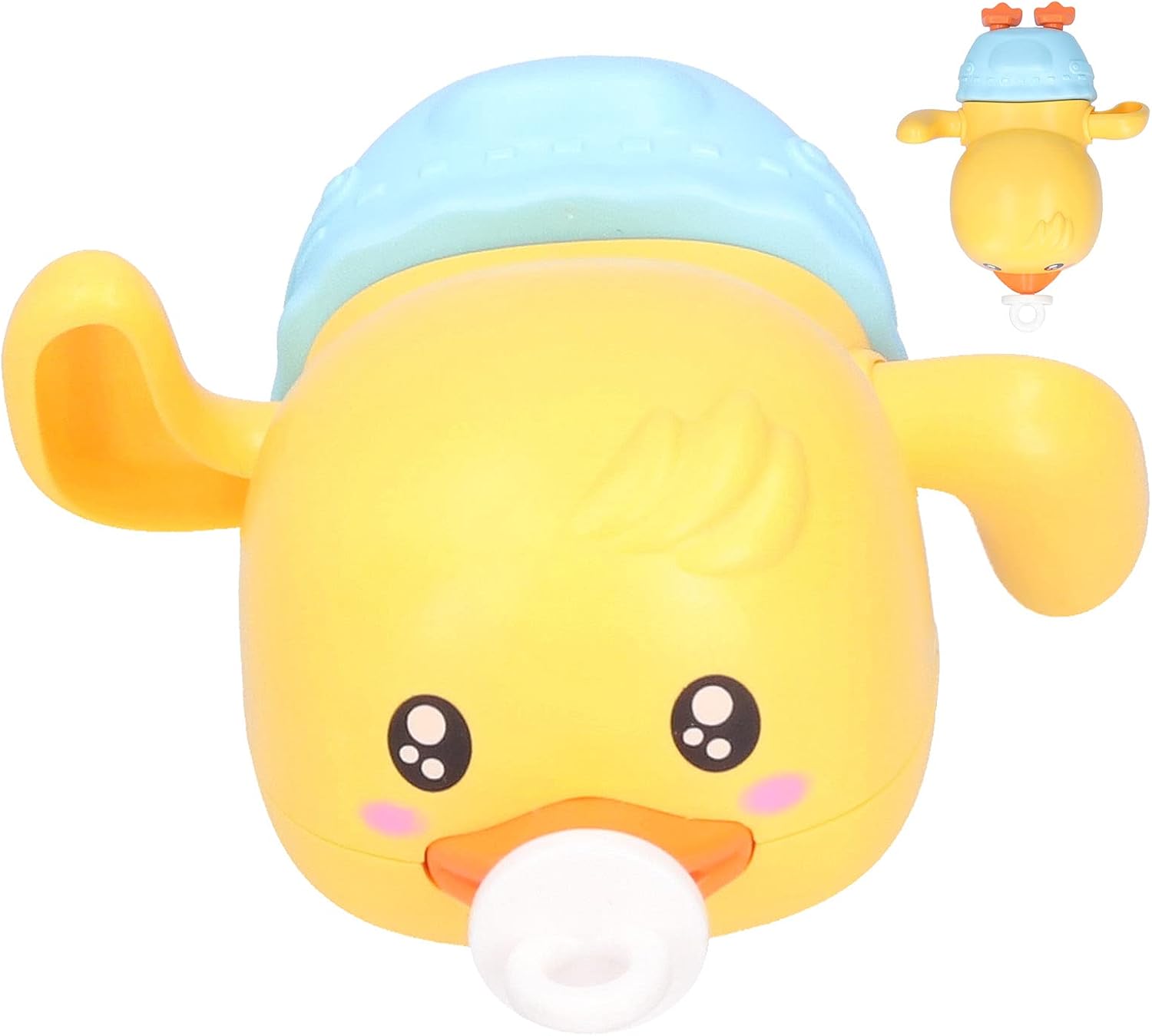 アヒルのお風呂のおもちゃ 赤ちゃんのお風呂のおもちゃフローティング遊びセット入浴用の時計仕掛けのデザインでかわいいアヒルのモデリング ダックブルー 人気ブランド多数対象