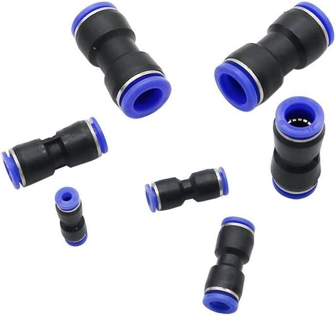 Utility Hose Butt Household Hose Adapter Pvc Quick-Connect Straight Connector 4/6/8/10/12/14/16Mm Port Connection Interface Water Connector Pneumatic Components 3 Pcs/16 Mm