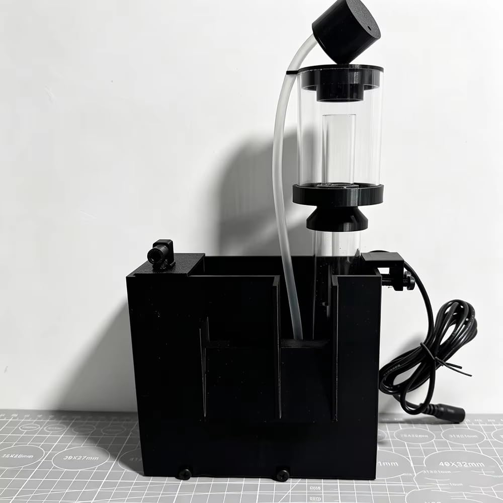 Toplionace Caja de Filtro de 12V para Montaje Externo en Acuario Marino Nano, Compatible con Espumadores de Proteínas y Máquinas Automáticas de Papel de Filtro.