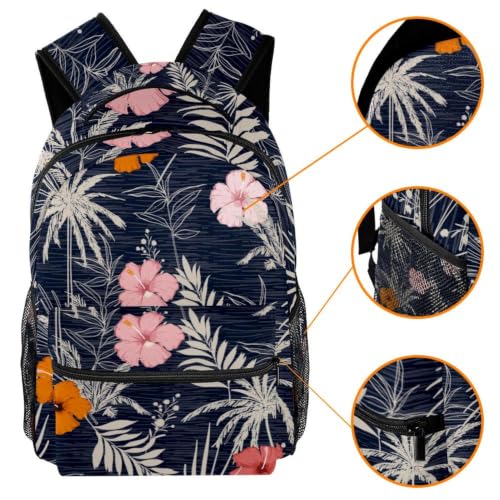 Mochila de hojas escandinavas para portátil con un diseño ligero unisex 3