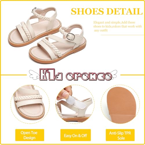 Image of Kiderence Toddler Girls Sandals Little Girls Kids Summer Shoes Toddler Sandals