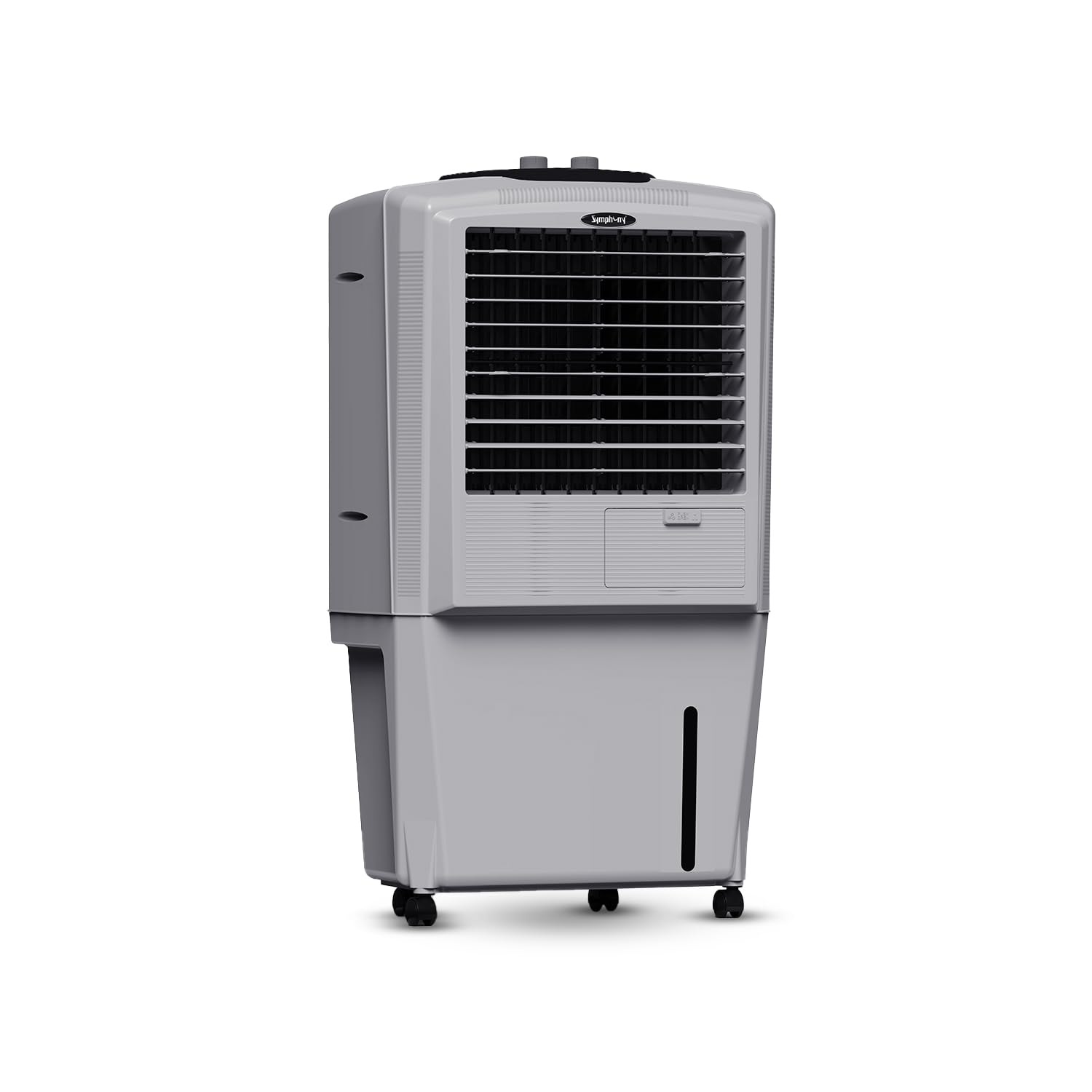 HI FLO Air Cooler For Home with Aspen Pads, Powerful Fan, Cool Flow Dispenser and Free Trolley (27L, Grey)