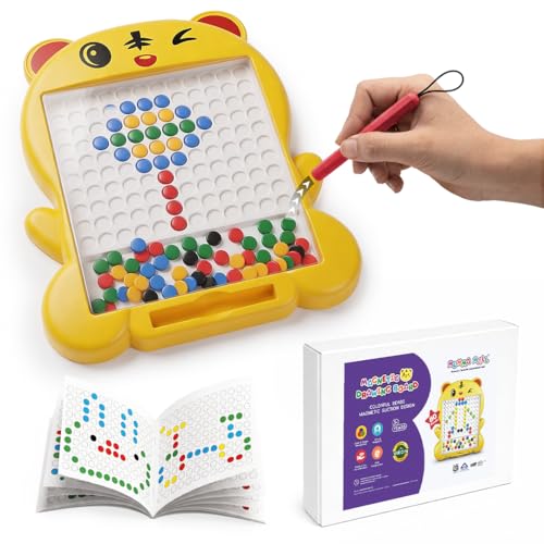 Magnetic Drawing Board for Kids – 80 Bead Pieces | Educational Le...