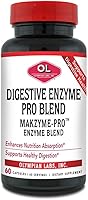 Vista 1 de Olympian Labs Enzimas digestivas Makzyme-Pro, 60 cápsulas, descompone proteínas, carbohidratos, grasas, aceite y leche, 60 porciones