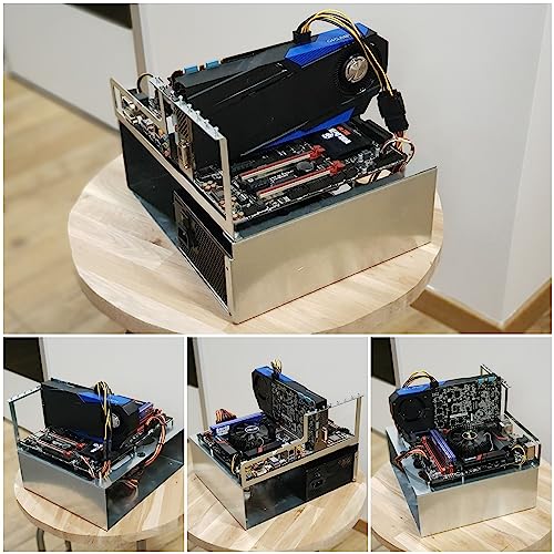 Carcasa abierta para PC ATX P-CASE 1 RAW banco de pruebas chasis modular mini 4