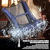 Fockety Chaleco de Aire Acondicionado, Chaleco de Enfriamiento de Aire Comprimido de Tubo de Vórtice Ajustable de Acero para Soltar, de Acondicado de Soldado Fresco