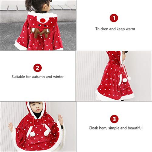 SOIMISS Costume Natalizio per Ragazze Renne Caldo