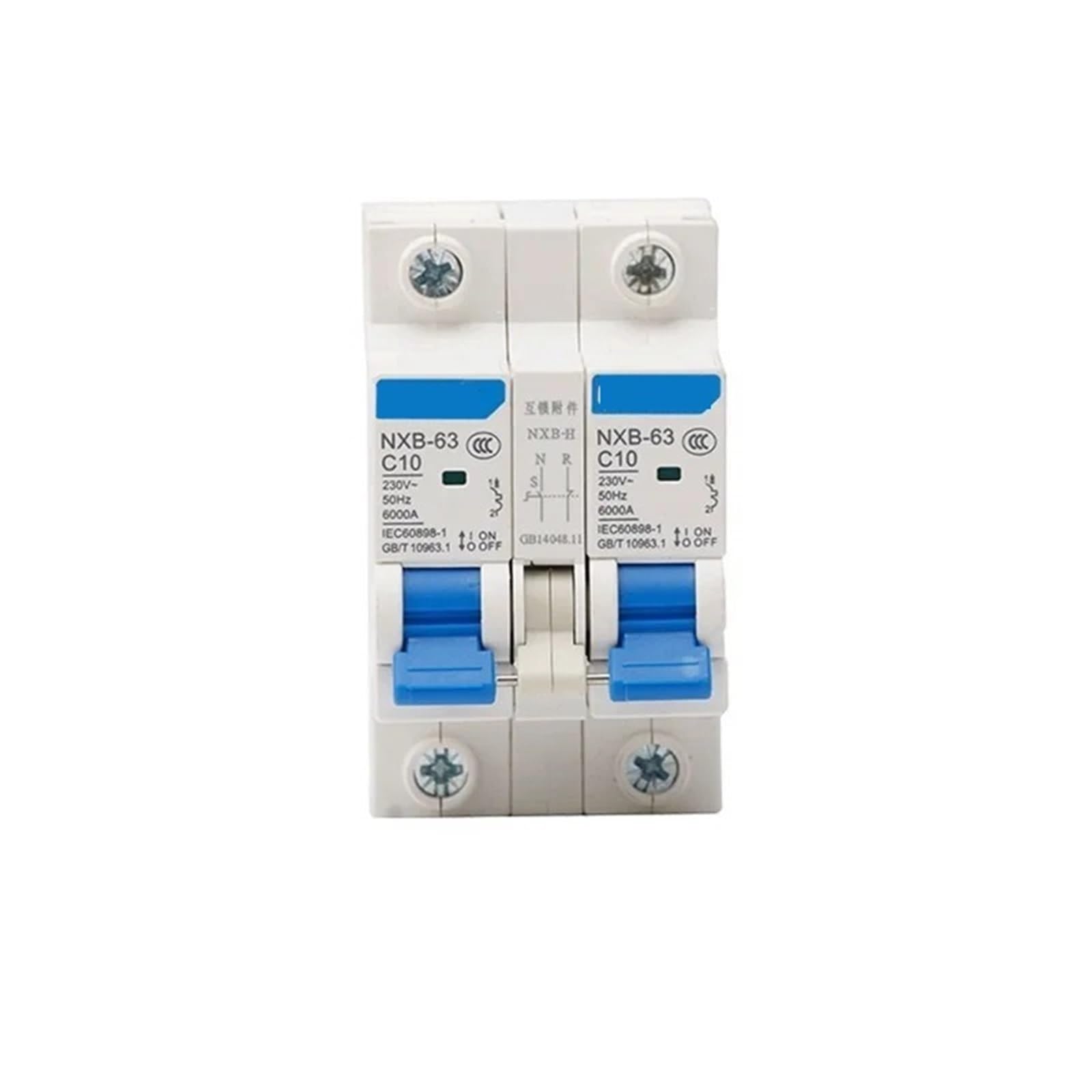 Interruptor de transferencia manual NXB-63 para conectar generador externo en casa 220V 3