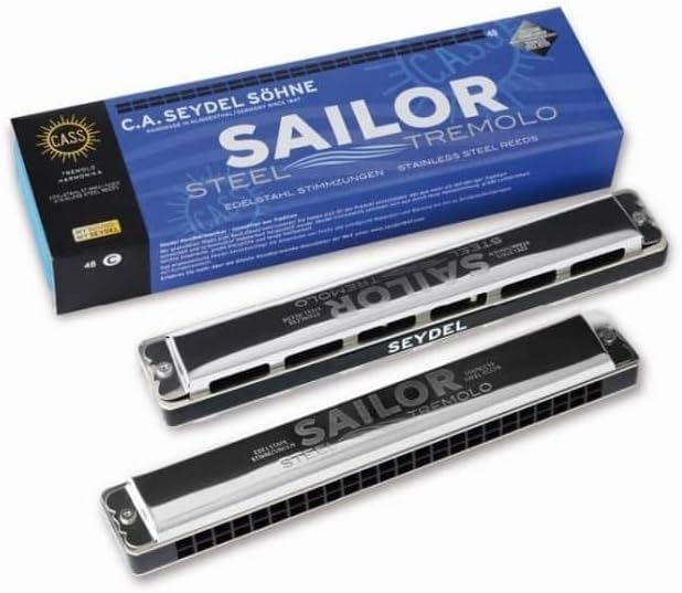 Seydel Sailor Steel tremolo harmonica - D