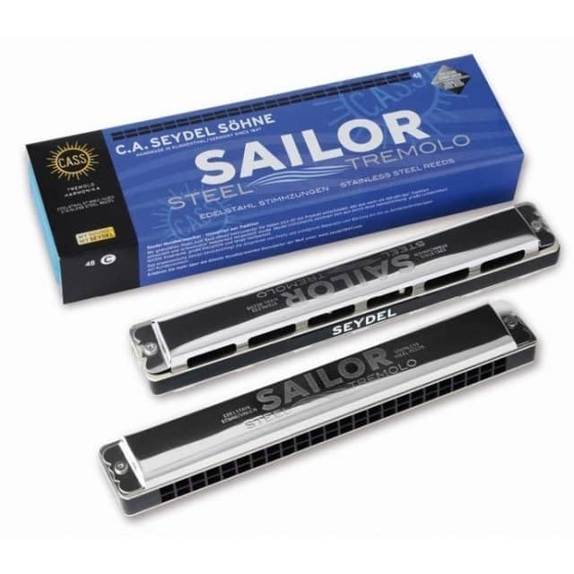 Seydel Sailor Steel tremolo harmonica - D