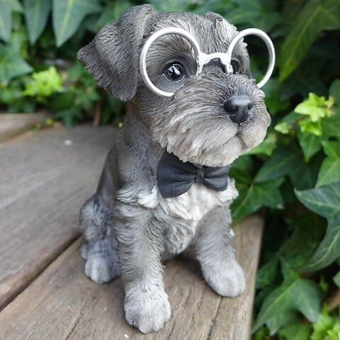 イヌ　犬　シュナウザー　オブジェ　置物　インテリア　工芸品　美術品　A1231 イヌ犬シュナウザーオブジェ置物インテリア工芸品美術品A1231