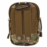 [Langlebig und wasserfest] – 8BEES Hüfttasche besteht hauptsächlich aus wasserdichtem 6000D Nylongewebe und mit PVC-Material auf der Rückseite. Geeignet für Menschen, die Outdoor-Sportarten wie Wandern, Reiten, Reisen mögen und eine robuste tragbare Tasche mit großer Kapazität benötigen.