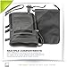 Lewis N. Clark Men's RFID Blocking Stash Wallet, Travel Neck Pouch Passport Holder for Women & Men, Olive, One Size