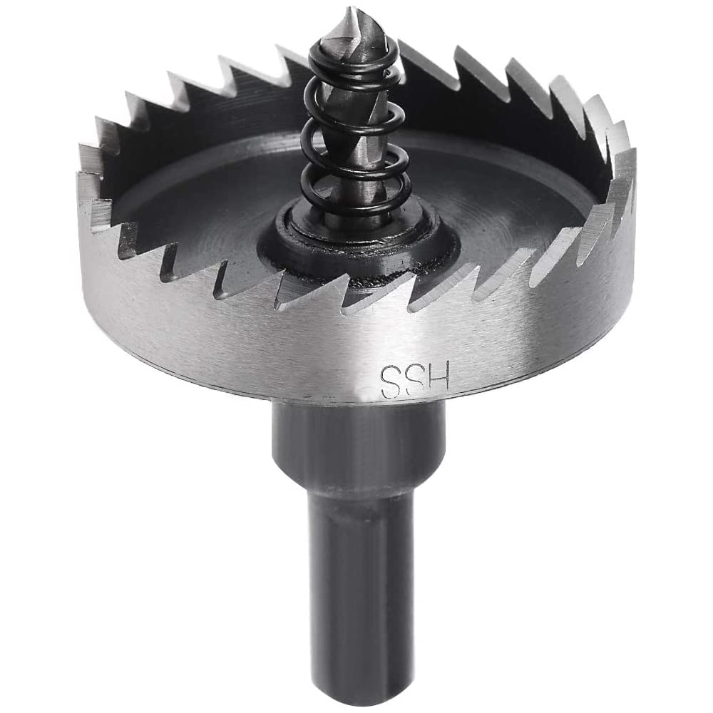 uptodateproducts 50mm HSS Drill Bit Hole Saw Cutter, Sharp and Durable, for