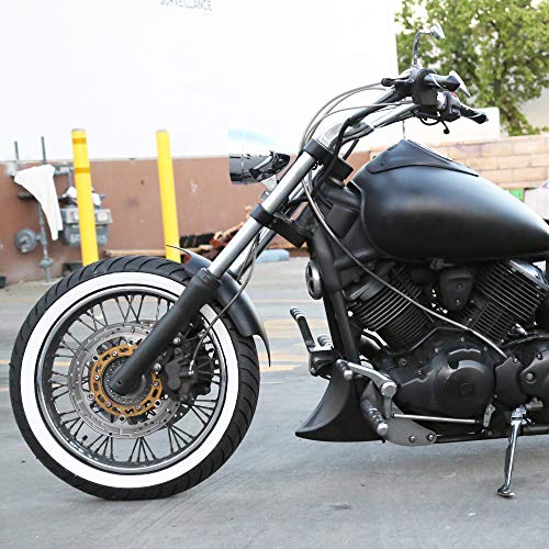 Tire Stickers White Wall Tire Kit - Do-It-Yourself Rubber White Wall Application Kit - 4 Pieces Per Tire - Custom Sizing/Thickness #TOP6