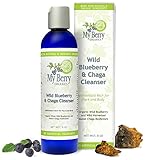 My Berry Organics Wild Blueberry & Chaga Cleanser, 8oz, Wild Blueberry and Wild Harvested Maine Chaga Mushroom