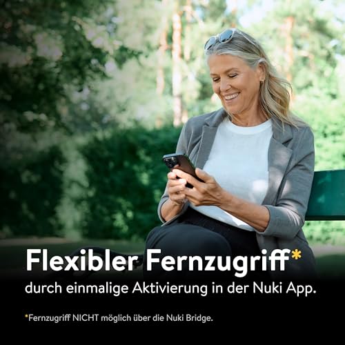 Nuki Smart Lock Go (2025) mit Bluetooth, WLAN & Matter, elektronisches Türschloss macht Smartphone zum Schlüssel & ermöglicht schlüssellosen Zutritt, smartes Schloss zum Nachrüsten ohne Zylindertausch - 8