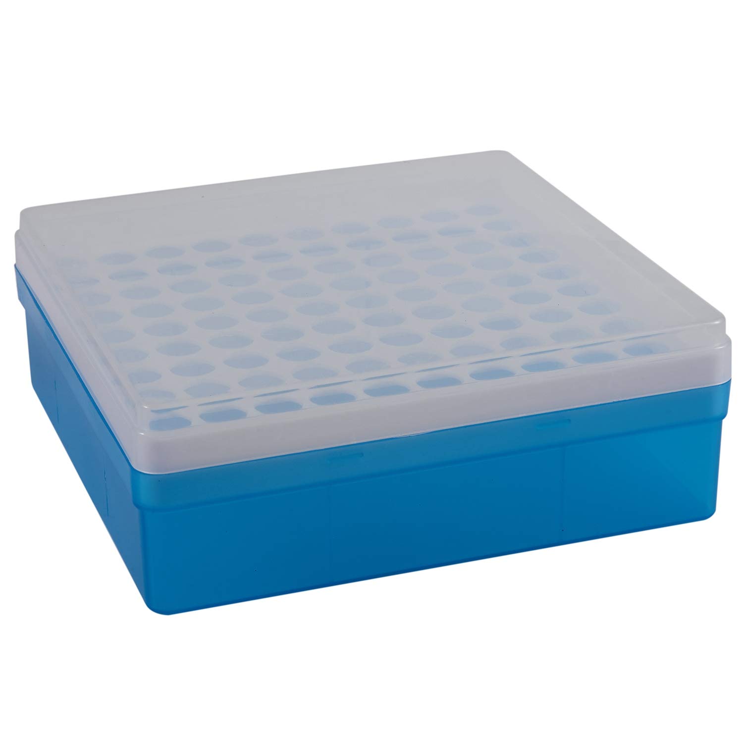 CTRLZS Plastic Square 100 Positions Laboratory 1.5ml Centrifuge Tube Case Box