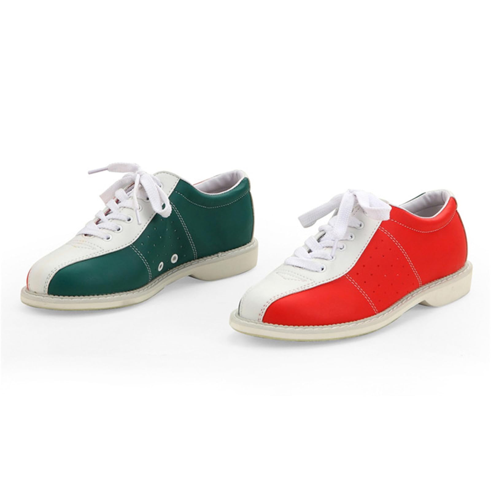 JiuQing Bowlingschuhe Herren Damen Mikrofaser Gleitsohle Für Anfänger Bowling-Trainingsschuhe