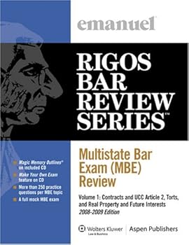 Paperback Multistate Bar Exam (MBE) Review (Rigos Bar Review) Book