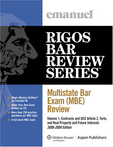 Multistate Bar Exam (Mbe) Review 0735573336 Book Cover