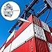 4 Pcs Sea Rail Shipping Container Heavy Duty Manual Twist Lock, Connection Fastening Intermediate for Standard Harbor Freight & Rail Transport Security, No Lever Required, Casting Steel Anti-Theft