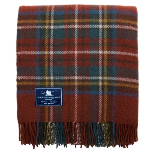 JUSTSWAGDDEEFF PHAVN Antique Royal Stewart Tartan/Schottenmuster Wolldecke