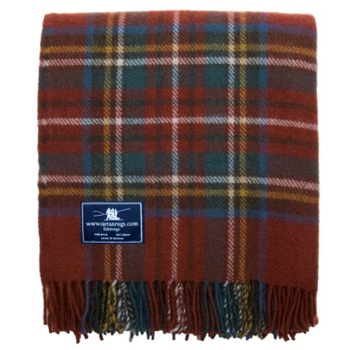 PHAVN Antique Royal Stewart Tartan/Schottenmuster Wolldecke