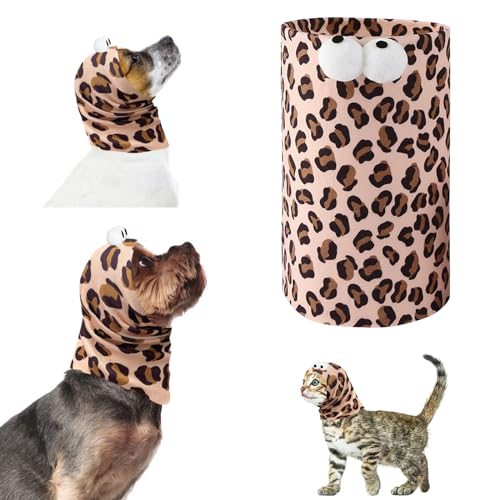Yoolhamy Cache Oreilles pour Chien, Casque Anti Bruit Chien, Snood Protection pour Oreilles Soulager l'Anxiété Causée par Le Séchage Forcé des Feux...