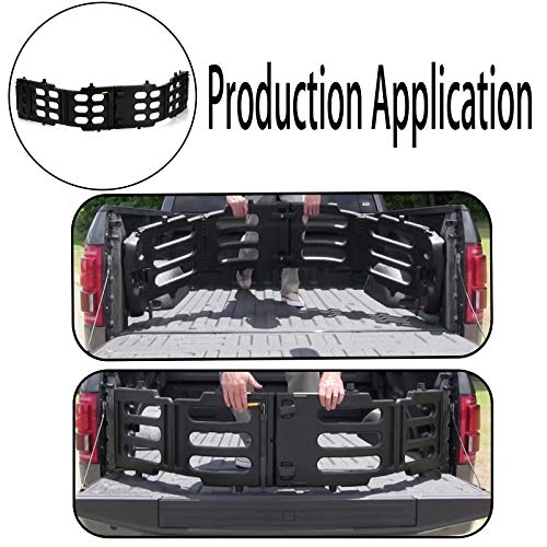 WEILEITE Stowable Tailgate Bed Extender Brackets Kit for Trucks Compatible with Ford F150 F-150 2015-2021 Replaces FL3Z-99286A40-C