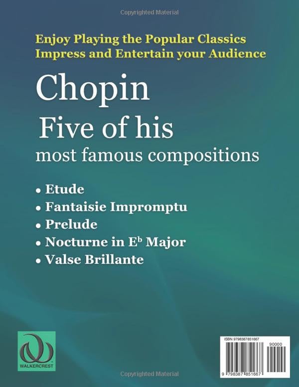 Easy Piano Chopin: The Friendly Way to Learn to Play the Classics (Easy Piano Simplified Classical Songbooks) image 3