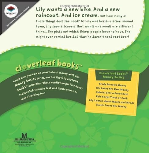 Lily Learns About Wants And Needs (Cloverleaf Books ™ ― Money Basics) #TOP1