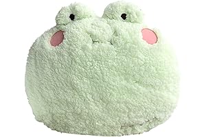 Frog Plush Pillow, Pillows Cute Aesthetic