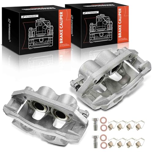 A-Premium Front Disc Brake Caliper Assembly with Bracket Compatible with