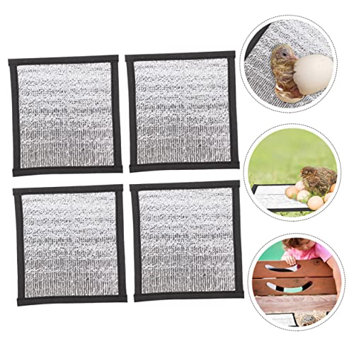 Levemolo 4pcs Reptile Heating Pads con película reflectante miniatura 7