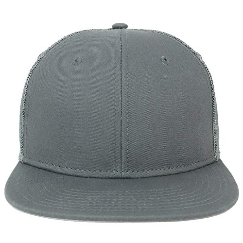 Image of Armycrew Oversize XXL Blank Flatbill Mesh Snapback Cap