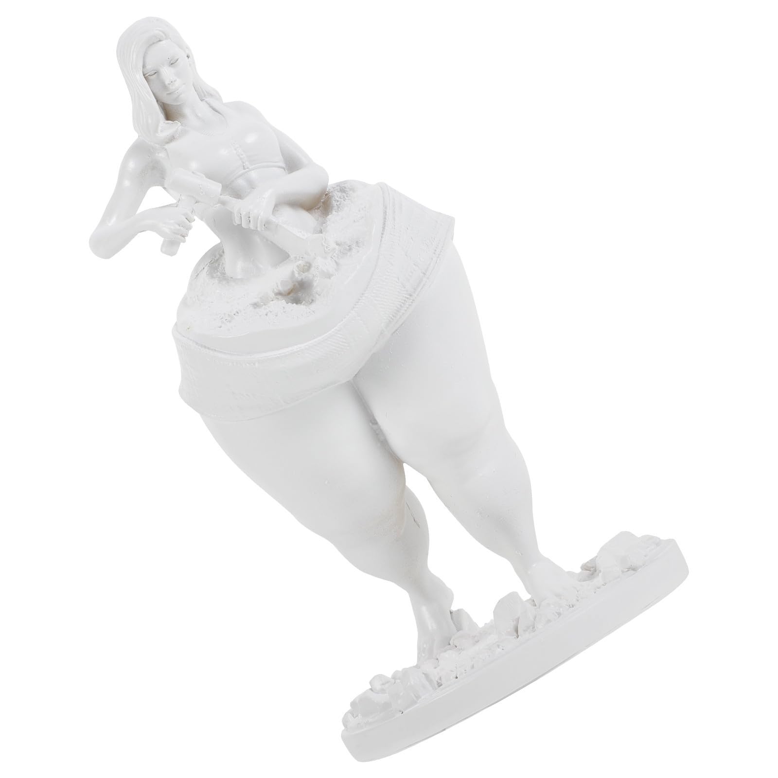 Figurine femme fitness résine motivation minceur et sport