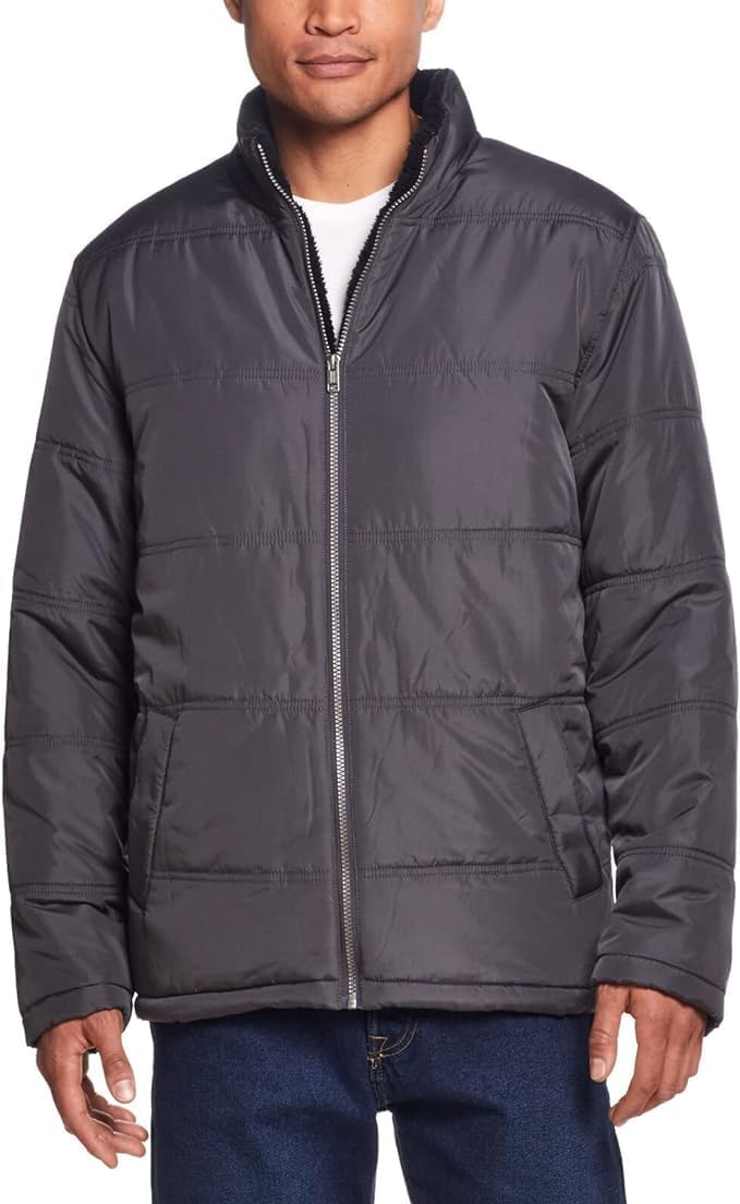 Weatherproof Vintage Men's Sherpa Lined Puffer Jacket