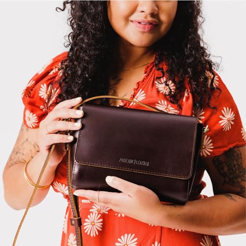Image of Portland Leather Goods Metro Crossbody Bag for Women - Handmade from the Finest Full-Grain Hides