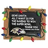 NFL Tableau Noir en résine Unisexe, Couleur de l'équipe., Taille Unique