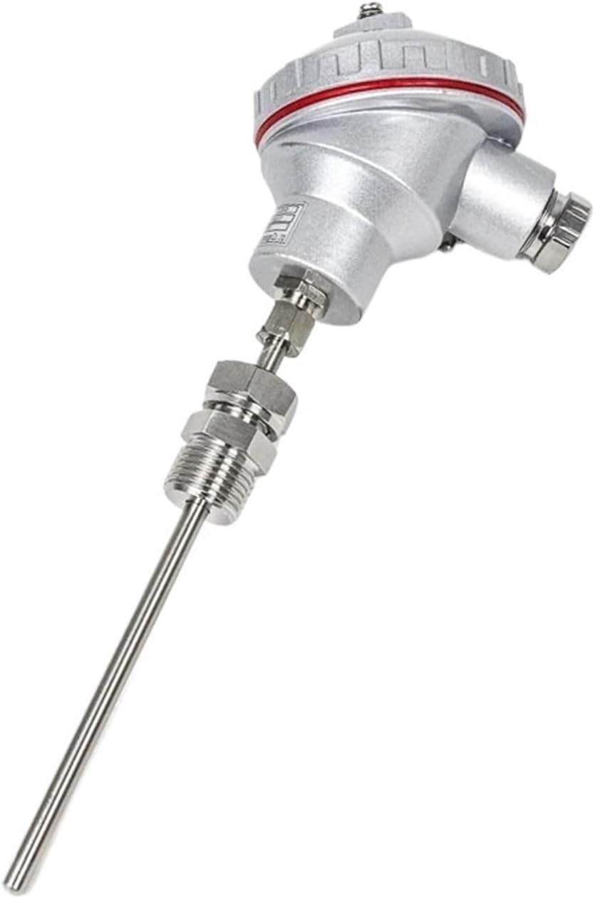 Temperature Transmitter PT100 Temperature Sensor 4-20mA Output -50-500 Degrees Temperature Transmitter(-50-150degree4-20mA,150mm)