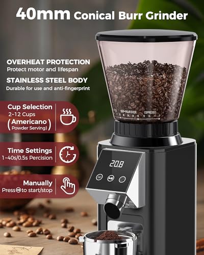 Industrial espresso grinder