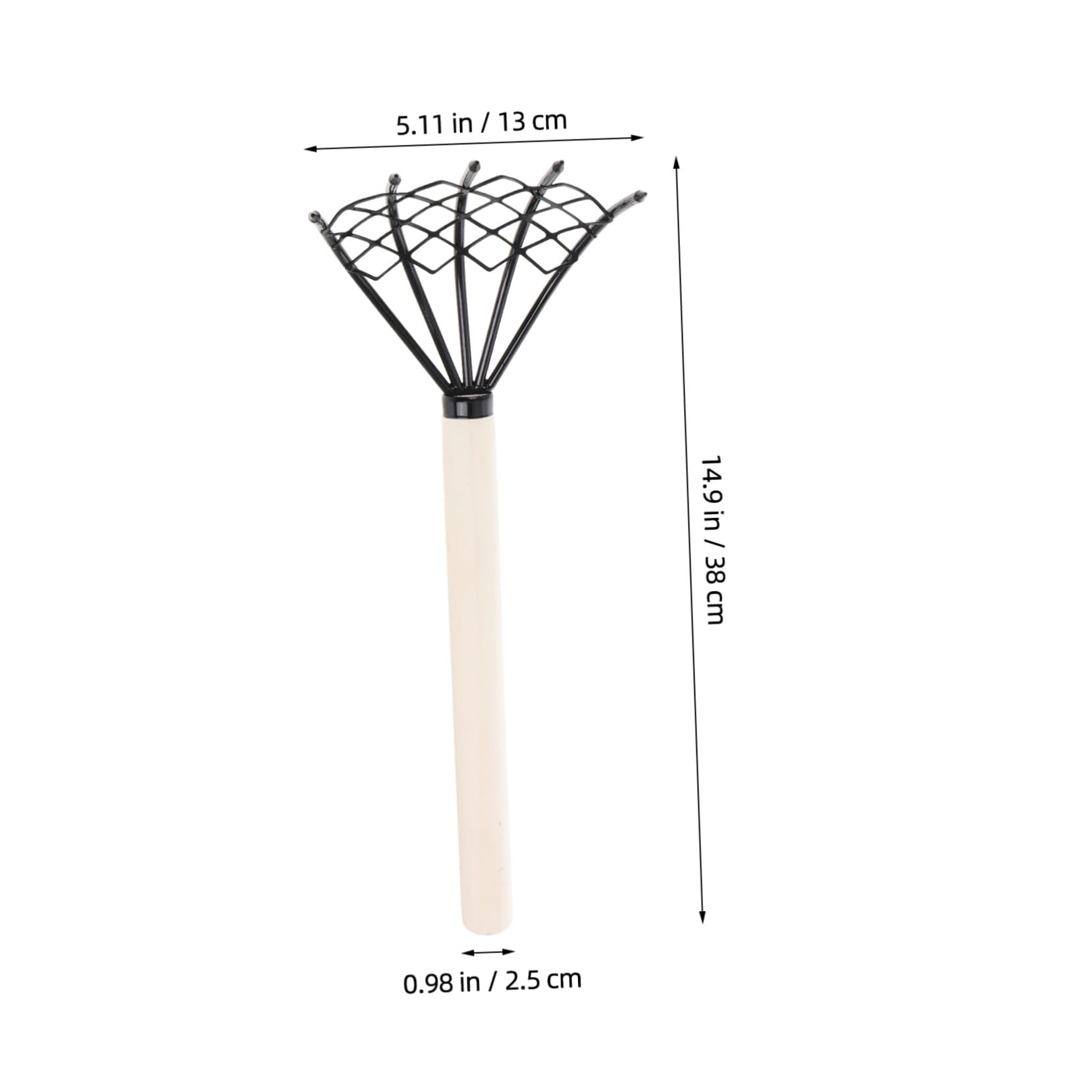 2 Stück Handrechen mit Griff Meeresgrabwerkzeug zum Muscheln und Meeresfrüchte Graben Robustes Eisen Material Leicht Rutschfester Griff für Strand und Garten