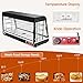 Lumelay 48-inch Commercial Food Warmer Display Case, 3-Tier Countertop Food Pizza Pastry Warmer w/ 3D Heating with LED Lighting Removable Shelves Glass Door, Pastry Display Case for Buffet Restaurant